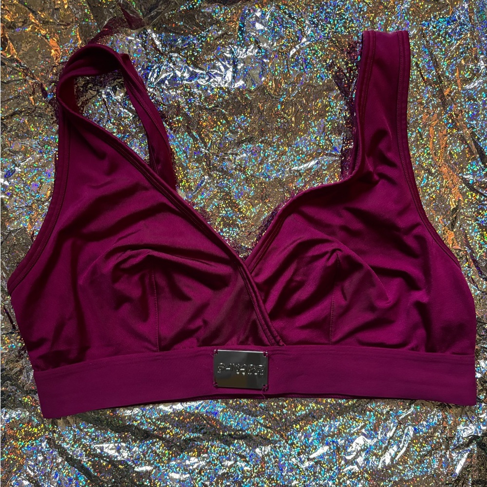 Savage x Fenty Maroon Bralette